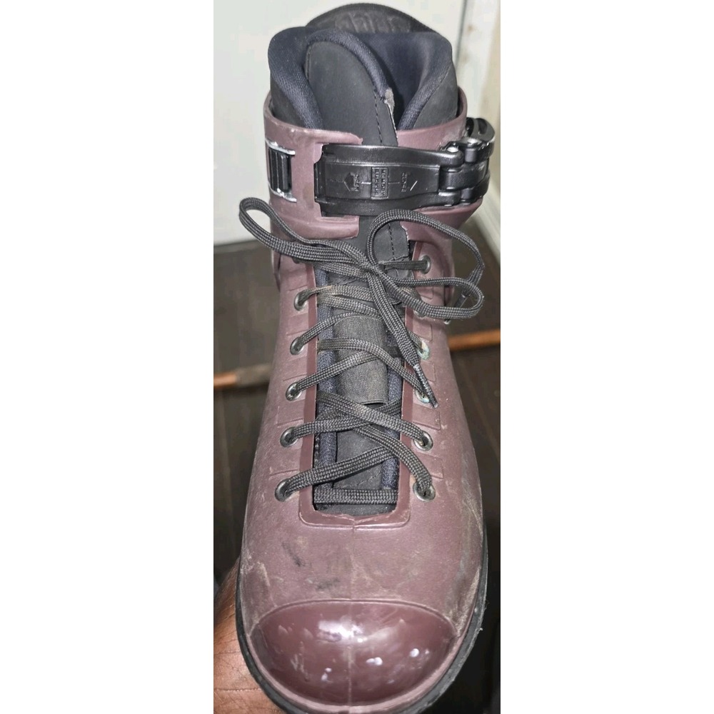 Roces M12 Aggressive Inline Skates Maroon Kaltik Frames Mens Size 9 EU 42 - Picture 7 of 10